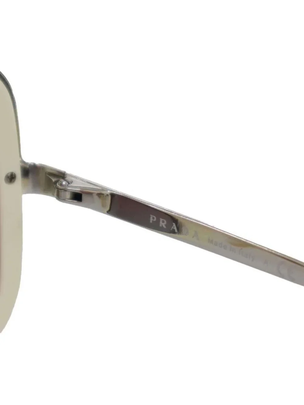 Prada Sunglasses Square Frame Black 54 Eyewear